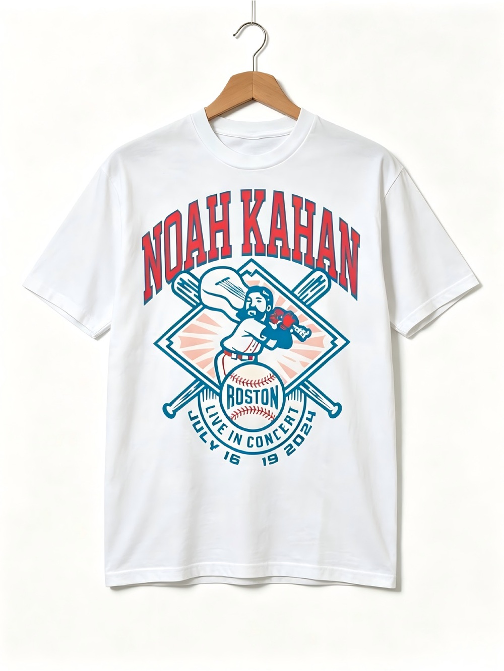 Noah Kahan Boston Graphics Womens Mens T-shirt Unisex